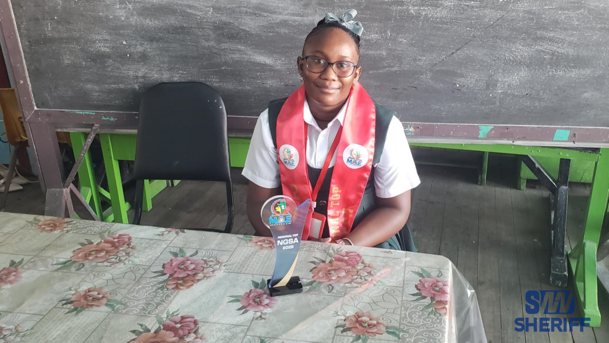 Skeldon Primary pupil achieves top spot in Region Six at NGSA 