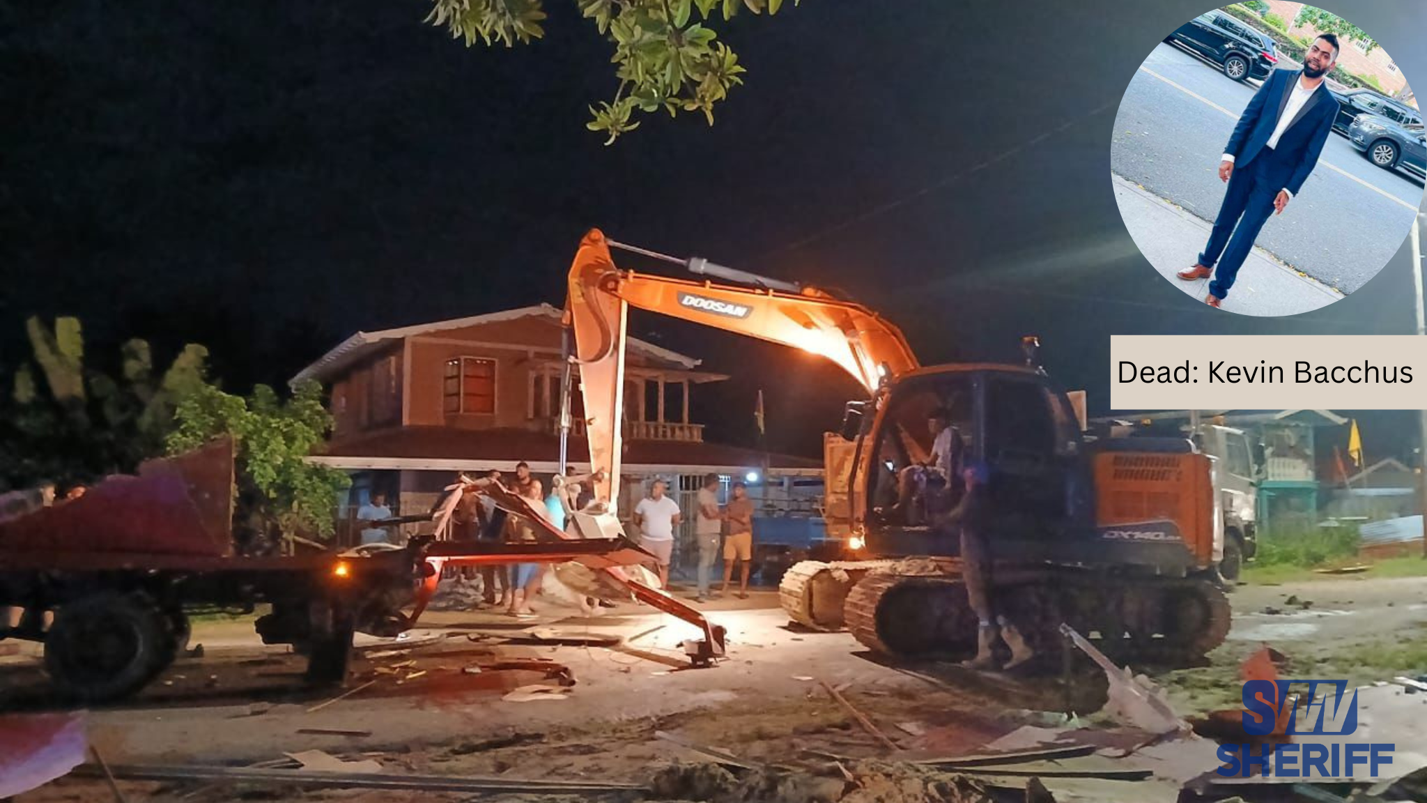 Essequibo contractor’s son dies after crashing into parked trucks