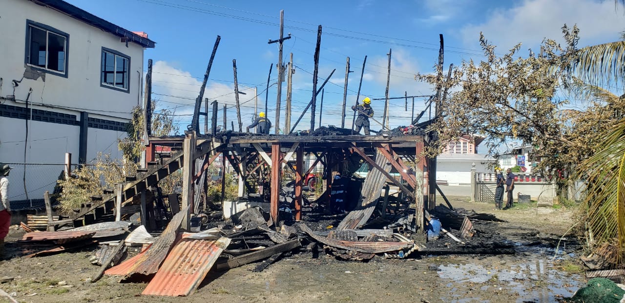 Six homeless after West Berbice fire