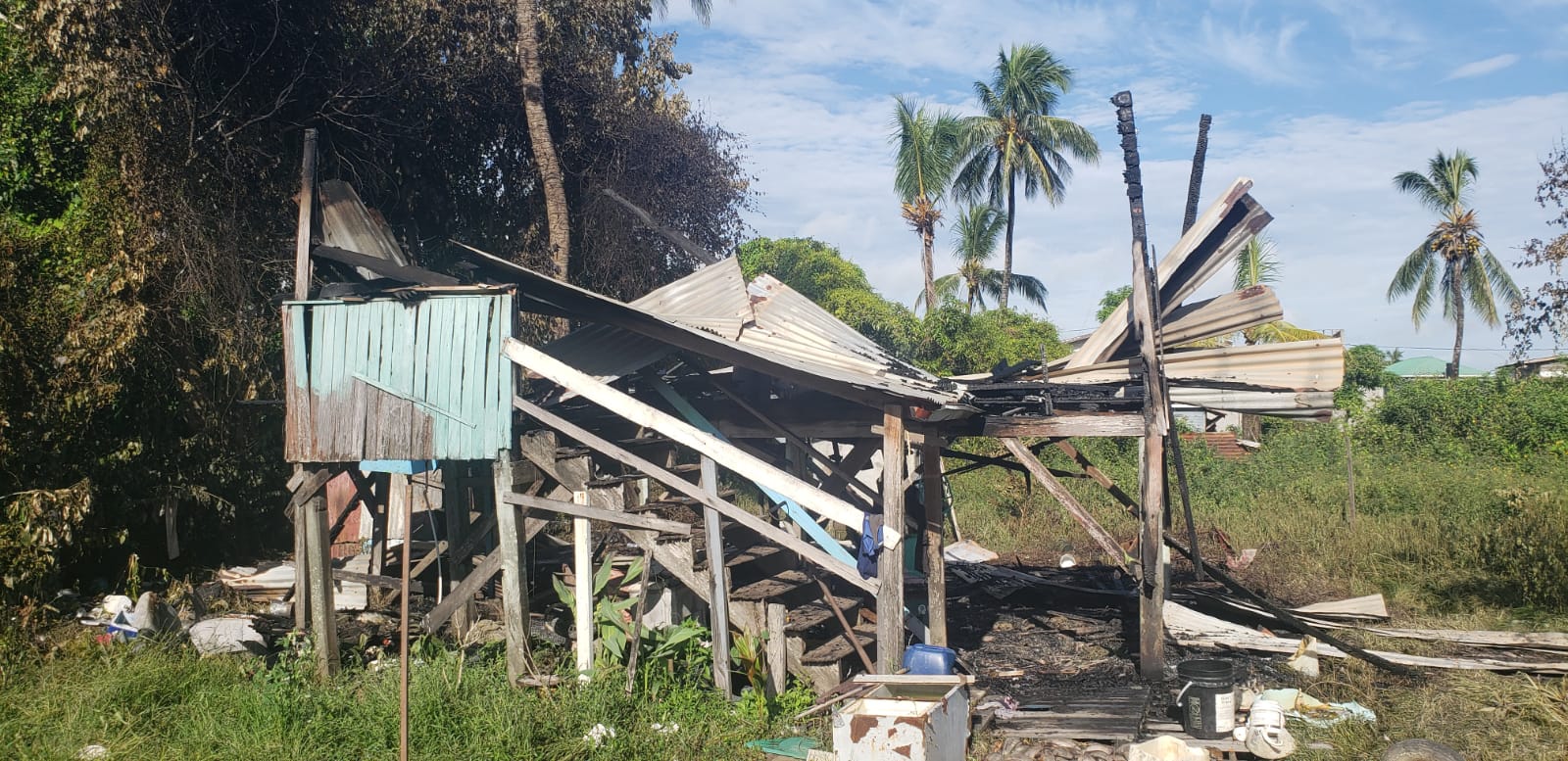 Dukestown house destroyed by fire