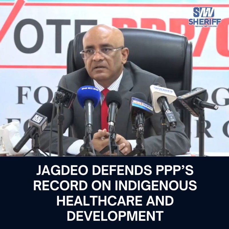 Jagdeo defends PPP’s record on Indigenous healthcare and development