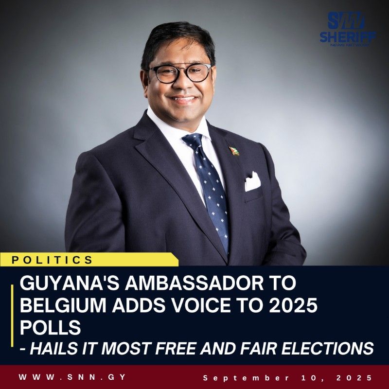 Guyana’s Ambassador to Belgium adds voice to 2025 polls