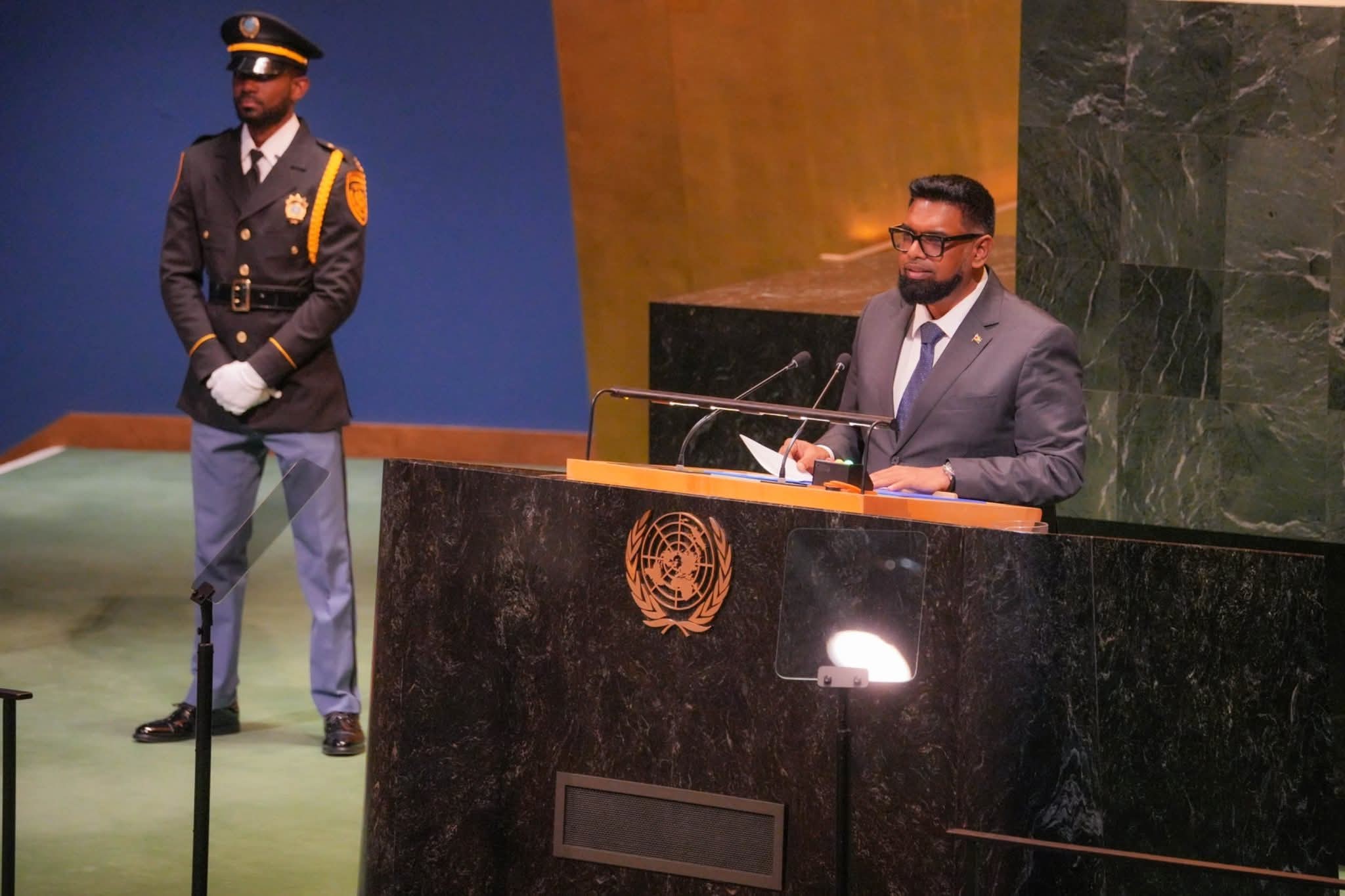 Ali touts Guyana’s green growth and AI push at UN