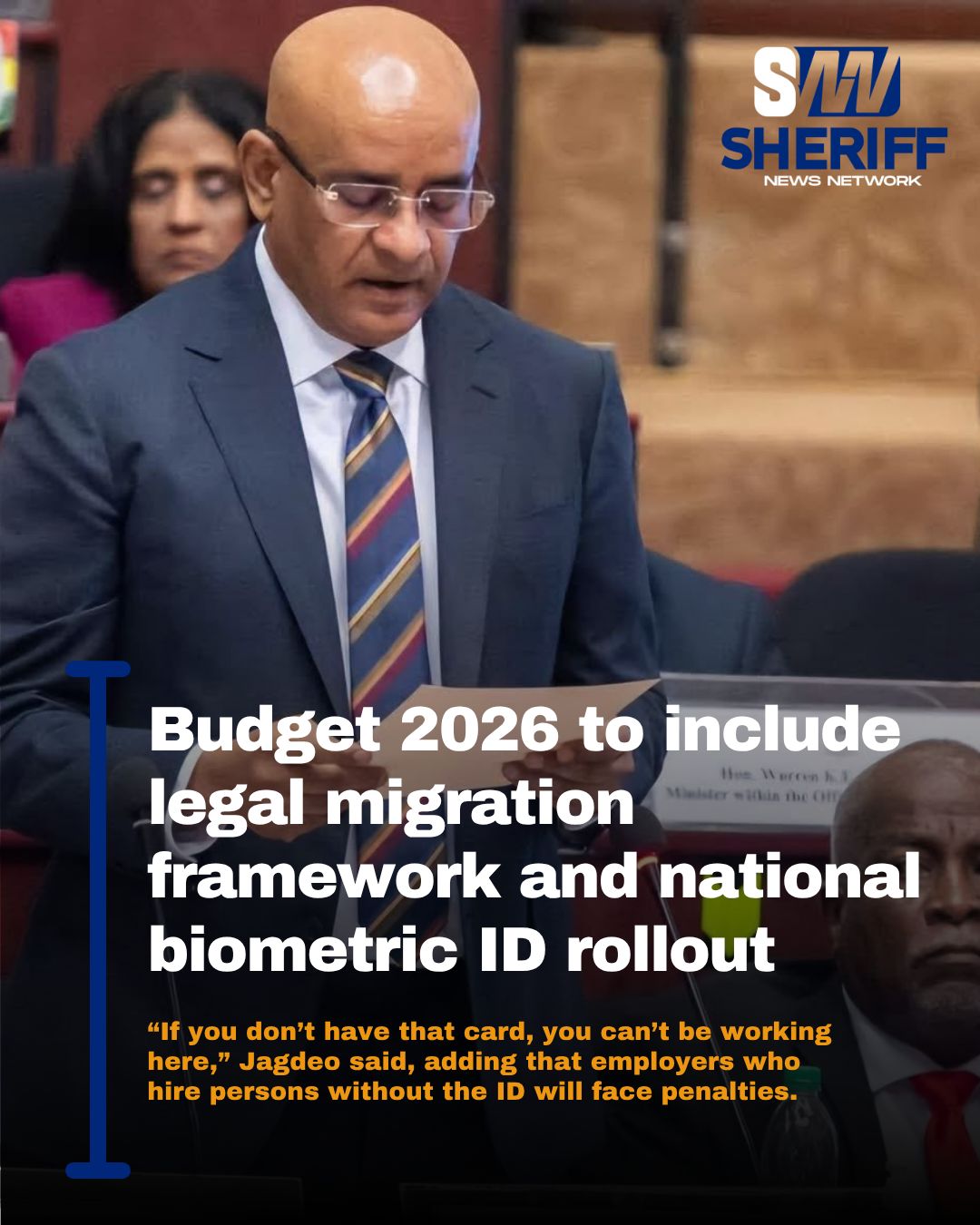 Budget 2026 to include legal migration framework and national biometric ID rollout