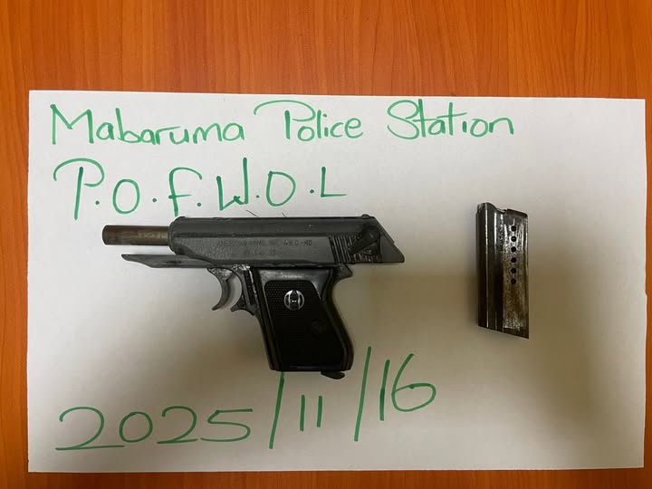 Illegal .22 pistol recovered after taxi driver assault in Mabaruma