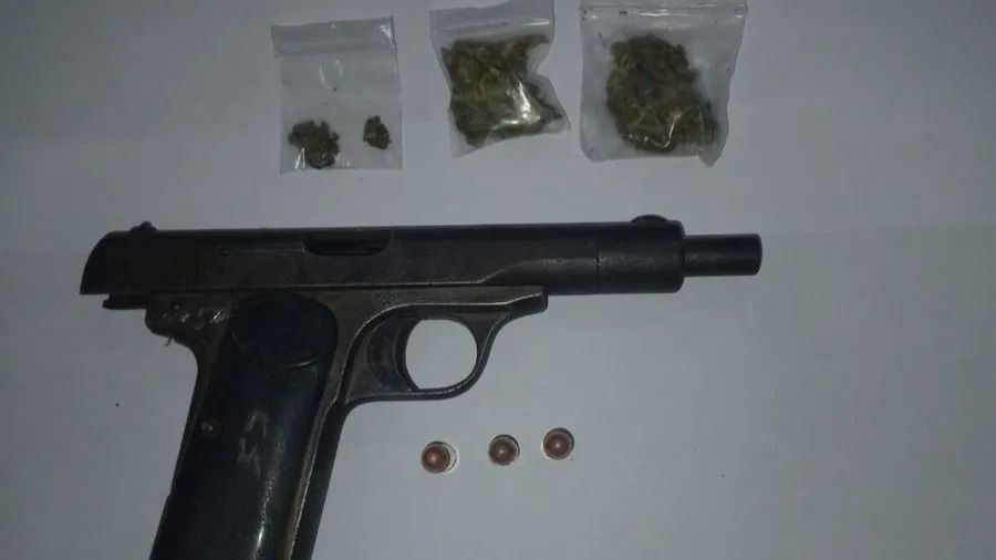 Police Seize Firearm, Ammo and Cannabis in Corentyne