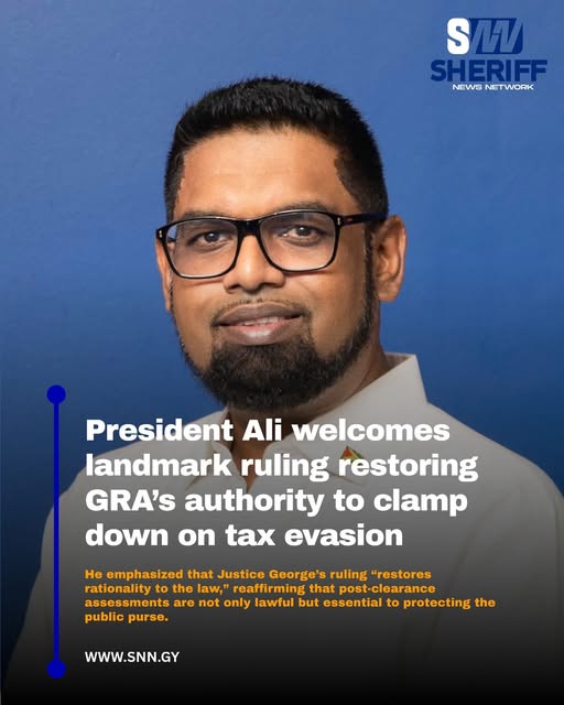 President Ali welcomes landmark ruling restoring GRA’s authority to clamp down on tax evasion