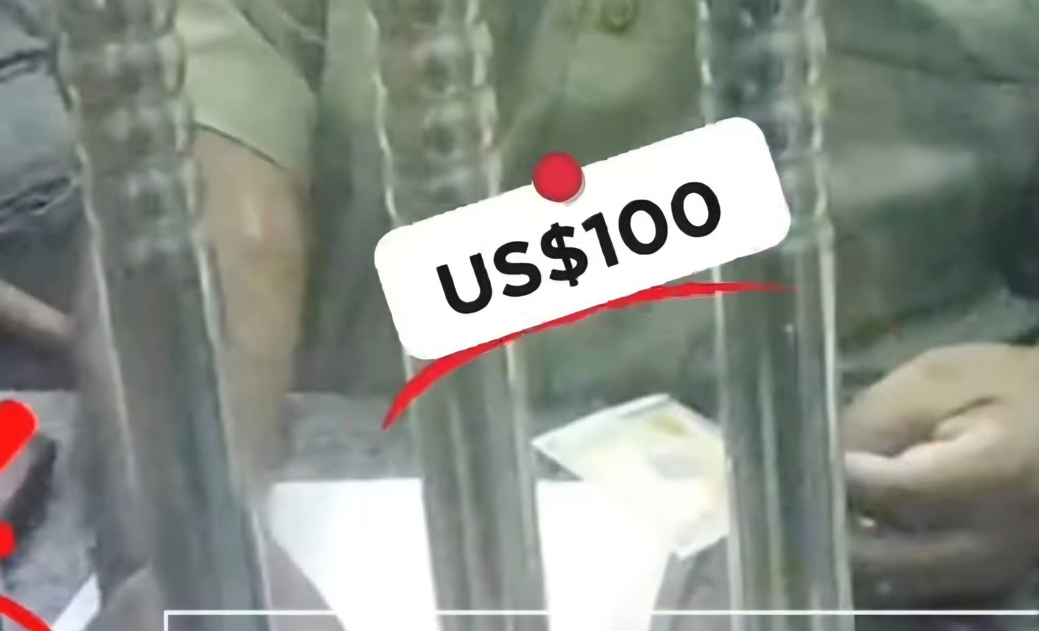 More evidence of illegal cambio in full operation at the Mohamed’s Enterprise on Lombard Street, Georgetown